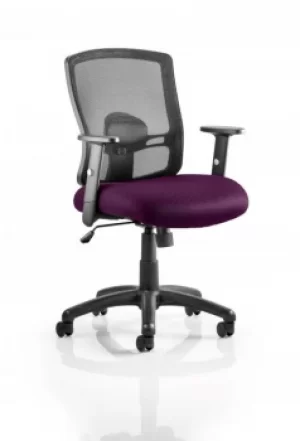Image of Portland Task Operator Bespoke Colour Seat Purple