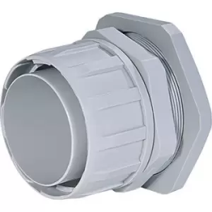 Image of HellermannTyton 167-00513 FG21-PG16-PP-GY Hose tail Grey PG21 Straight