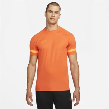 Image of Nike Dri-FIT Academy Short-Sleeve Football Top Mens - Orange