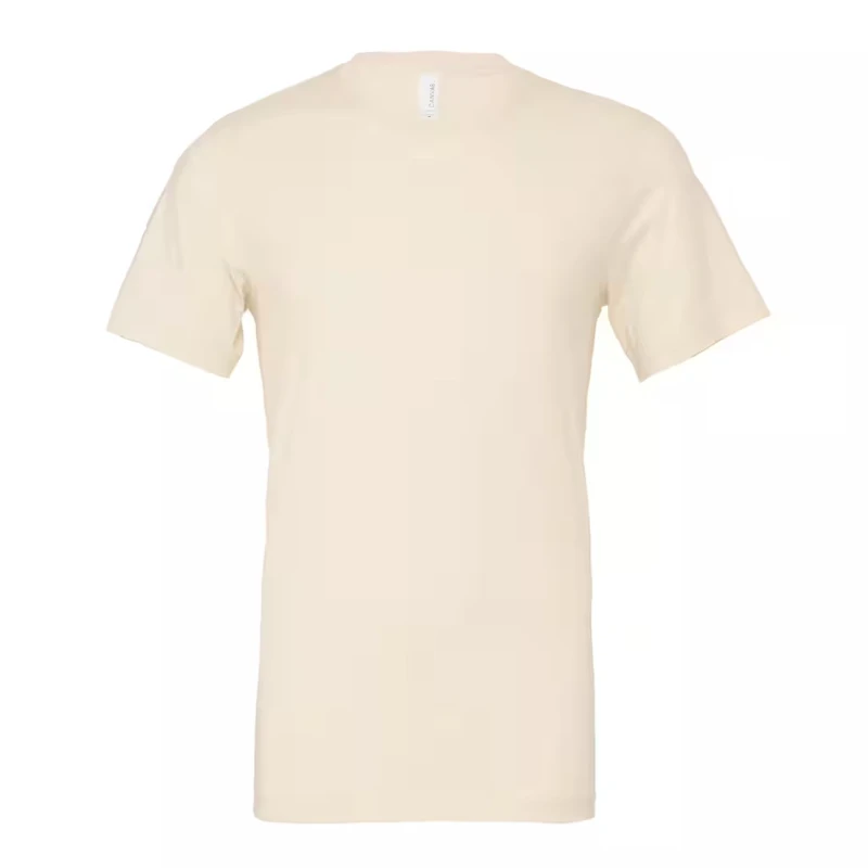 Image of Bella + Canvas Mens Crew Neck T-Shirt in Natural Size: XS Natural Male XS