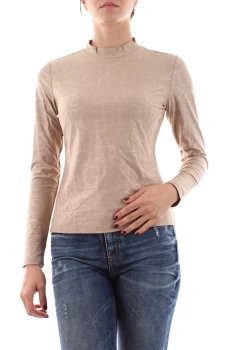 Image of GUESS Sweaters Women Beige Multitessuto - Multifabric