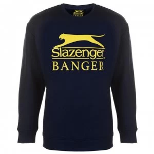 Image of Slazenger Banger Logo Sweatshirt - Navy