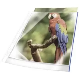 Image of Durable Punched pocket 265406 A4 Polypropylene Blue 265406 10 pc(s)