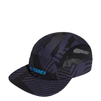 Image of adidas Terrex AEROREADY Five-Panel Graphic Cap Unisex - Shadow Navy / Black