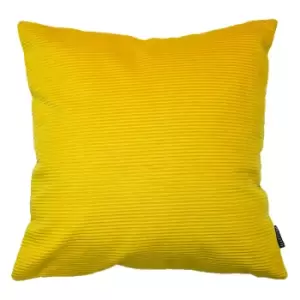 Image of Riva Home Munich Reversible Corduroy Cushion Cover (One Size) (Ceylon Yellow)