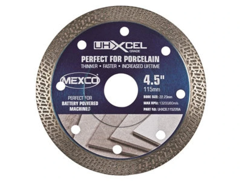 Image of MEXCO UHXCEL11522BA UHXCEL Grade Porcelain & Ceramic Tile Diamond ... UHXCEL11522BA