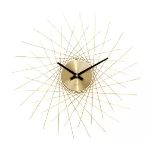 Image of Acctim Lohne Large Quartz Wall Clock Gold