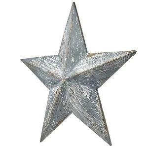 Image of Blue Wooden Lucky Hanging Star By Heaven Sends