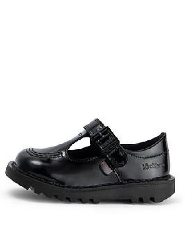 Image of Kickers Kick T boys's Children's Slip-ons (Shoes) in Black