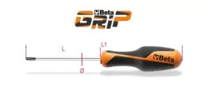 Image of Beta Tools 1268RTX Beta GRIP Tamper Resistant Torx Screwdriver Non-Slip TX40