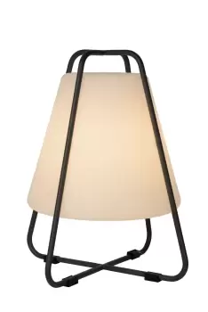 Image of Pyramid Scandinavian Rechargeable Table lamp Outdoor - Battery - LED Dim. - 1x2W 2700K - IP54 - Anthracite
