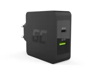 Image of Green Cell CHAR08 mobile device charger Black Indoor