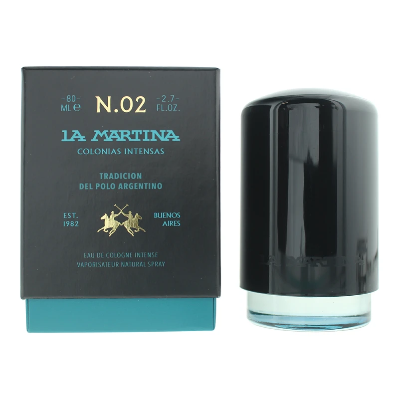 Image of La Martina Blue Gardenia Intense Eau De Cologne 80ml