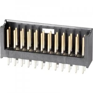 Image of TE Connectivity 280384 2 Pin strip standard AMPMODU MOD II Total number of pins 8 Contact spacing 2.54mm