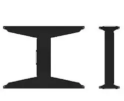 Image of B-Tech Btech BT8312-SP491/B 49Screen Spacer for BT8312...