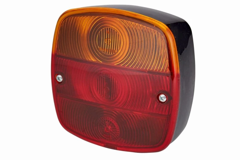 Image of HELLA 2SD 002 514-161 Combination Rearlight Left, Right Black without bulbs Combination Rearlight (2492)