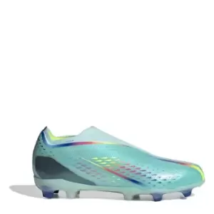 Image of adidas X + Junior FG Football Boots - Blue