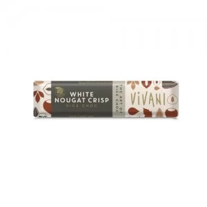 Image of Vivani White Nougat Crisp - Rice Chocolate 35g