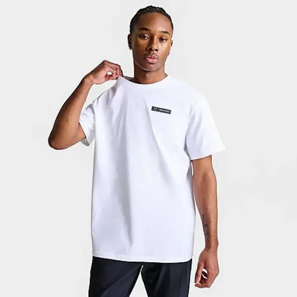 Image of Mens Under Armour UA Heavyweight Armour Label T-Shirt
