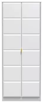 Image of Calvello 2 Door Wardrobe - White