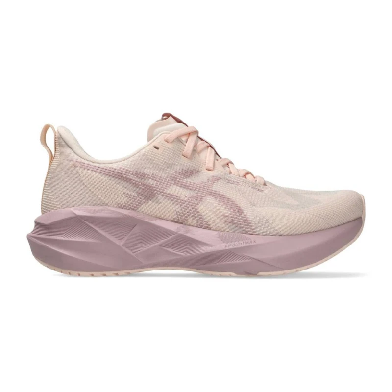 Image of Asics Novablast 5 Pink Beige SS26 Womens Shoes, Size 39 - EUR