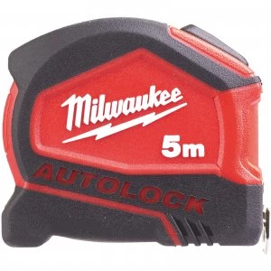 Image of Milwaukee Autolock Tape Measure Metric Metric 5m 25mm