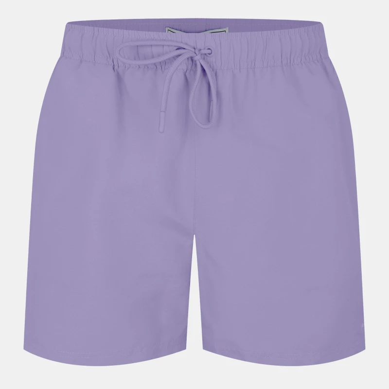 Image of Jack Wills Mid-Length Swim Shorts Mens Bright Lilac male S