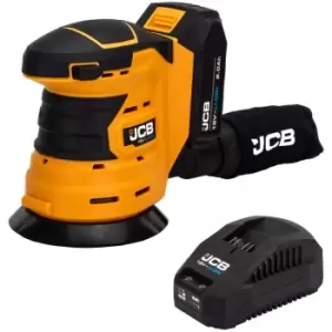 Image of Jcb Tools - jcb 18V orbital sander, 2AH battery and CHARGER-1 : 21-18OS-2X