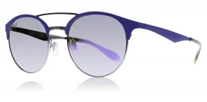 Image of Ray-Ban 3545 Sunglasses Gunmetal/Matte Blue 9005A9 51mm