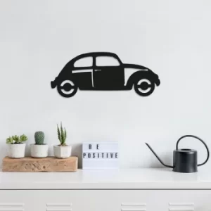Image of Car Black Decorative Metal Wall Accessory