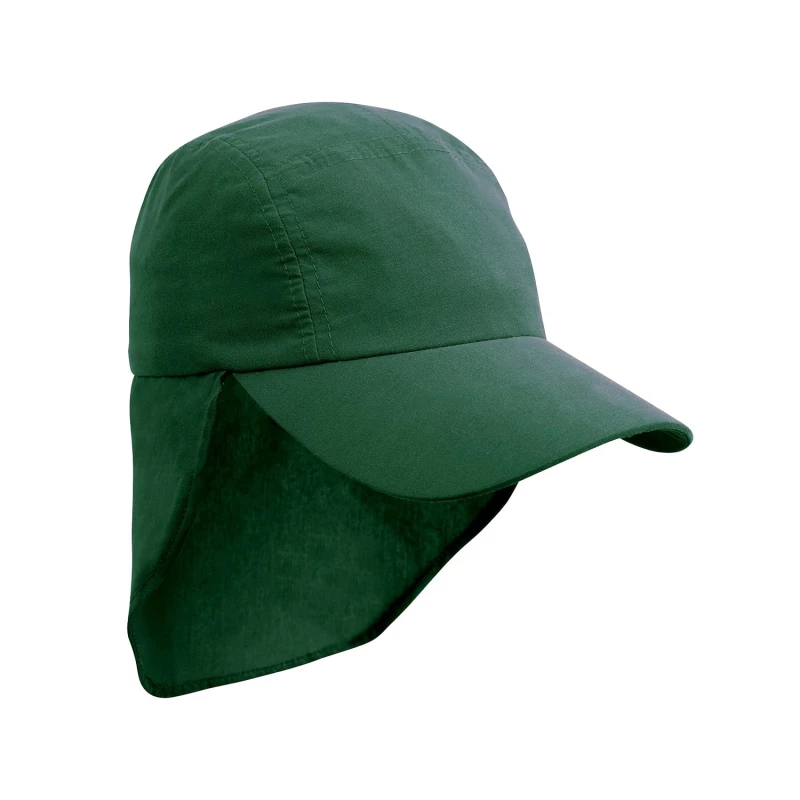 Image of Result Legionnaires Cap in Bottle Green Bottle Green Unisex One Size