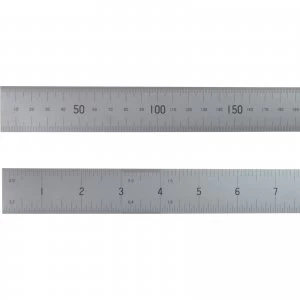 Image of Fisher Satin Chrome Engineers Steel Rule 24" / 600mm