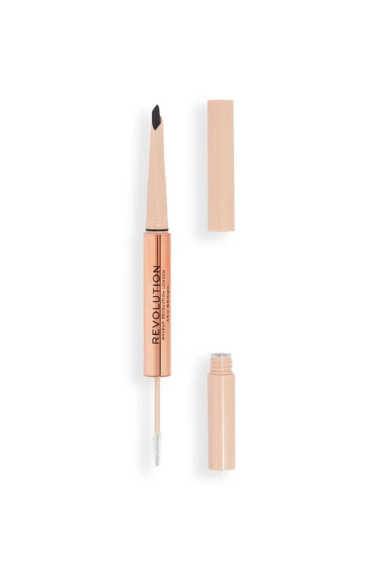 Image of Makeup Revolution Fluffy Brow Filter Duo Ash Brown