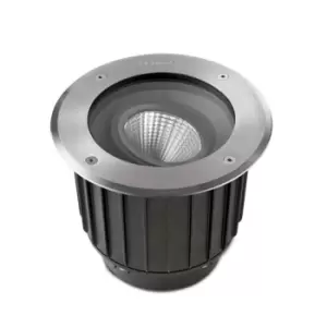 Image of Gea Outdoor LED Recessed Ground Uplight Stainless Steel Polished 22.3cm 2815lm 2700K IP67