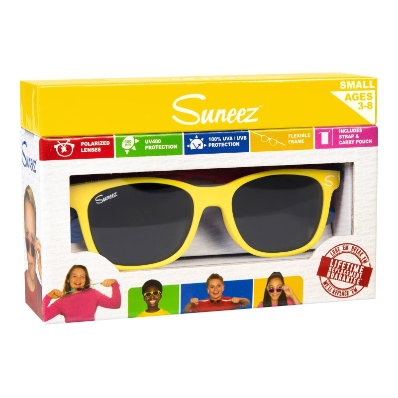 Image of Suneez Polarised Sunglasses Childrens - Yellow Yellow 3-8yrs