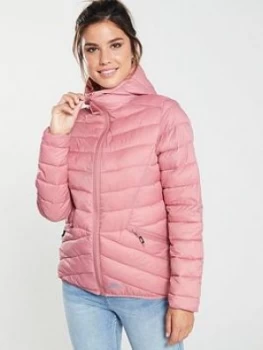 Image of Trespass Alyssa Padded Jacket - Dusty Rose