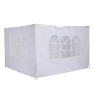 Image of Outsunny Side Walls for Pop up Tent White 01-0201