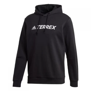 Image of adidas Terrex Graphic Logo Hoodie Mens - Black