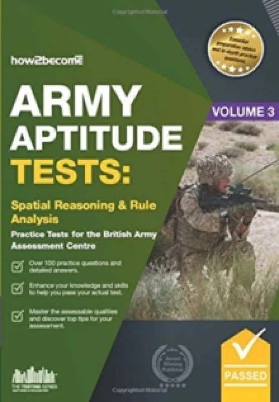 Image of Army Aptitude Tests: : Spatial Reasoning & Rule Analysis for the British Army Assessment Centre Paperback / softback