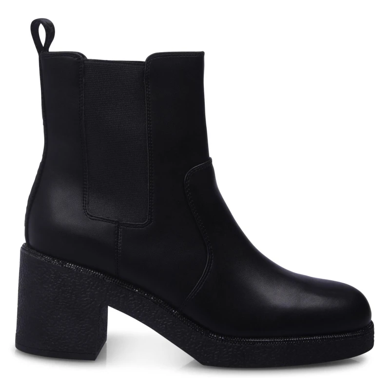 Image of DKNY Teenie Platform Boots Black female UK 4