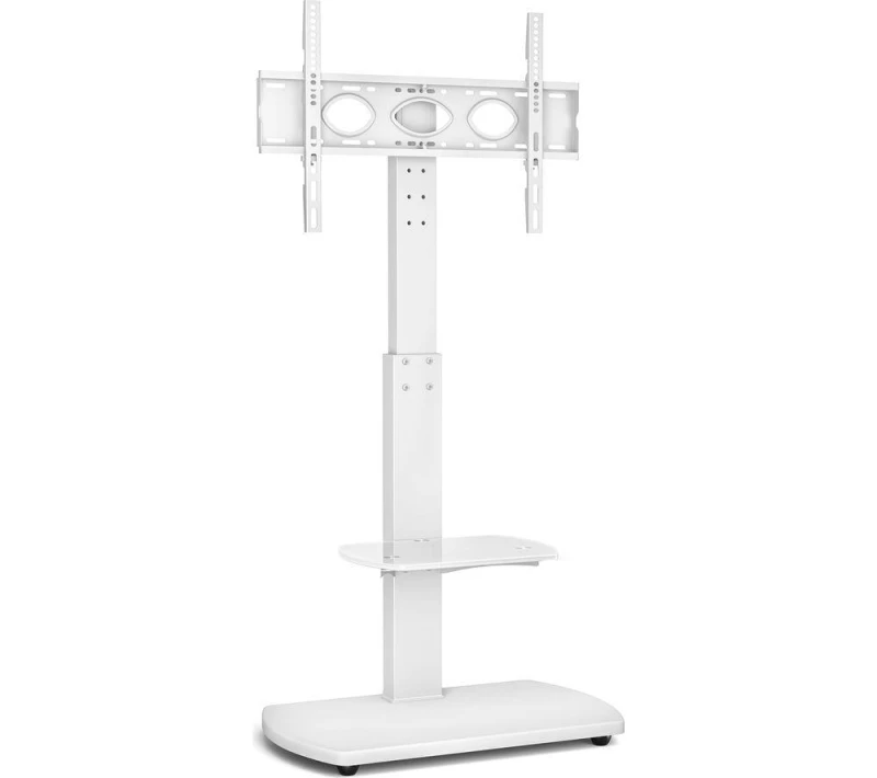Image of TTAP FS-1-WHT 600 mm TV Stand with Bracket - White 5060526641533