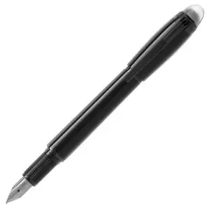 Image of Mont Blanc - Starwalker Blackcosmos Precious Resin Fountain Pen - Fountain Pens - Black