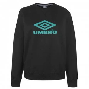 Image of Umbro Umbro Batwing Logo Sweater Ladies - BLACK/PARASAIL