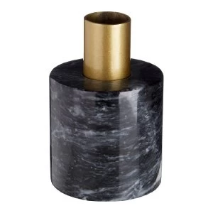Image of Premier Housewares Lamonte Candle Holder - Black Marble