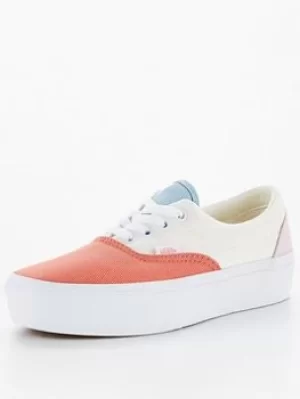 Image of Vans Ua Era Platform, Pink/Cream, Size 8, Women