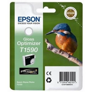 Image of Epson Kingfisher T1590 Gloss Optimiser Ink Cartridge
