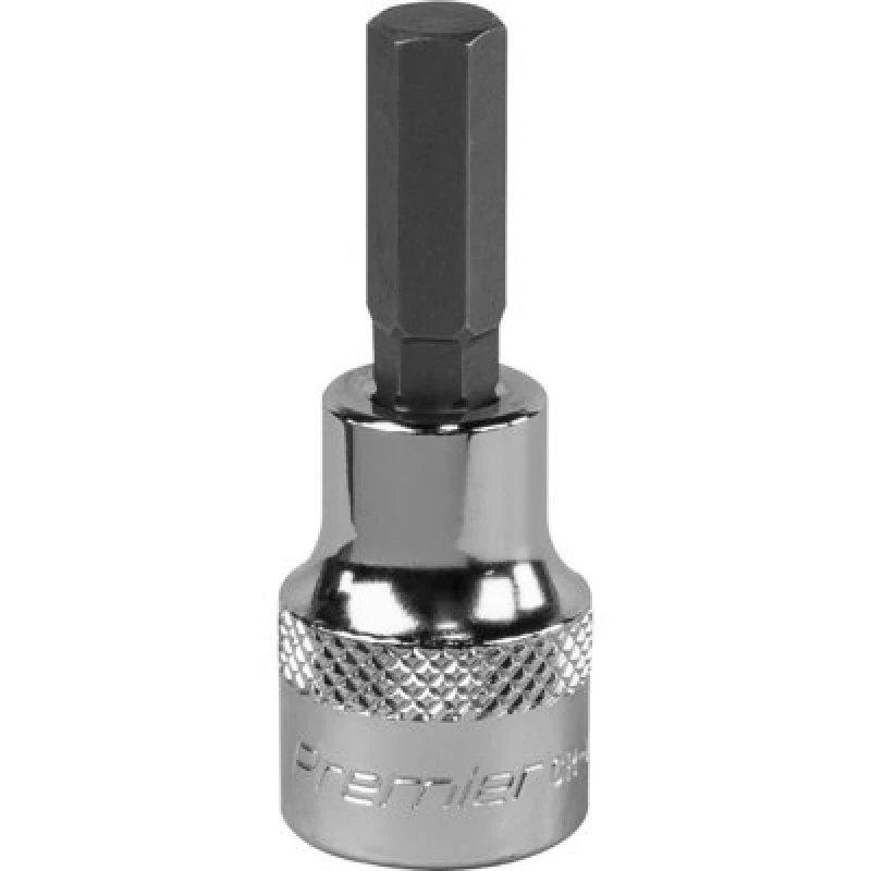 Image of Loops 7mm Forged Hex Socket Bit - 3/8" Square Drive - Chrome Vanadium Wrench Socket Multi