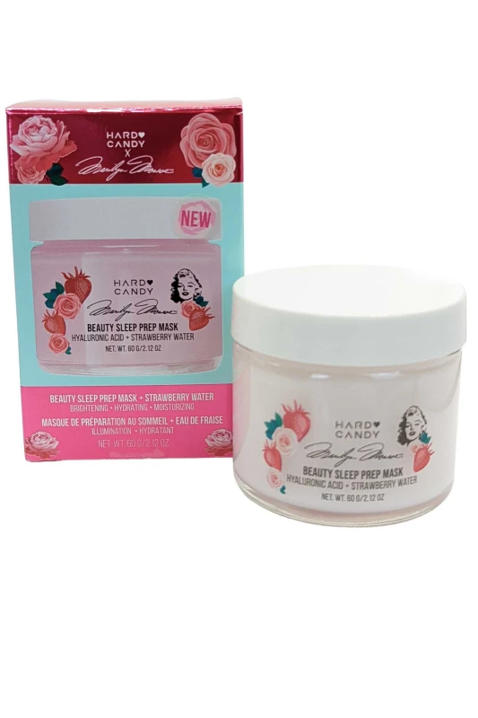 Image of Hard Candy Beauty Sleep Prep Mask 60g Strawberry, Brightening, Hydrating White unisex