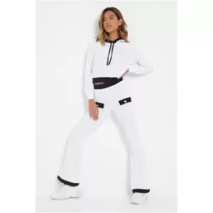 Image of I Saw It First Black & White Premium Contrast Tracksuit - Black