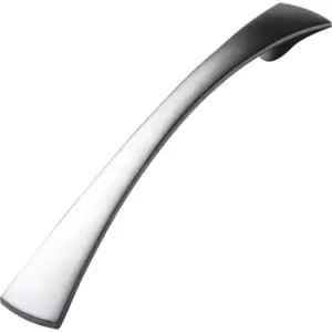 Image of Kitchen Kit Handle Satin Tapered Bow (2 Pack) in Chrome